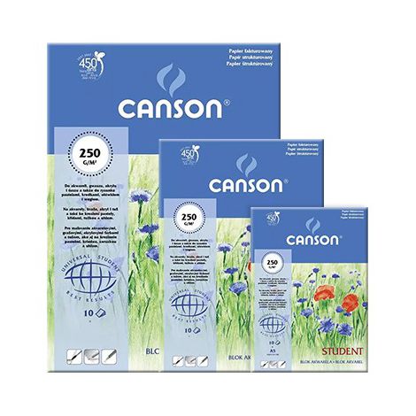 Blok do akwareli Canson Student 30 x 40cm/10/250g - 2